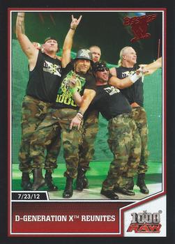 2013 Topps Best of WWE #27 D-Generation X Reunites Front