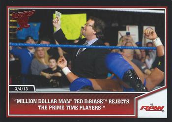 2013 Topps Best of WWE #95 Million Dollar Man Ted DiBiase Rejects The Prime Time Players Front