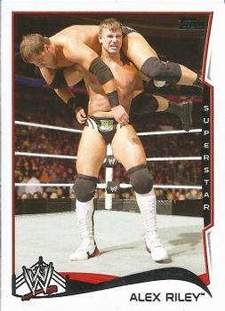 2014 Topps WWE #2 Alex Riley Front