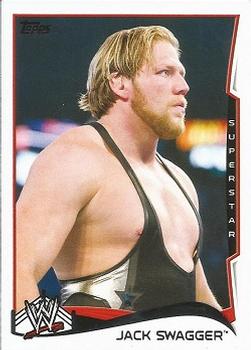 2014 Topps WWE #23 Jack Swagger Front