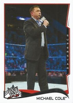 2014 Topps WWE #32 Michael Cole Front