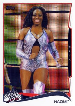 2014 Topps WWE #34 Naomi Front