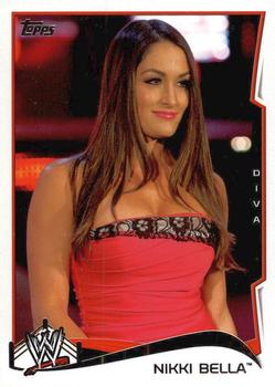 2014 Topps WWE #35 Nikki Bella Front
