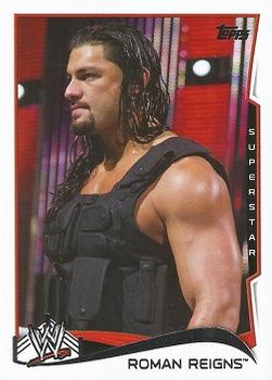 2014 Topps WWE #42 Roman Reigns Front