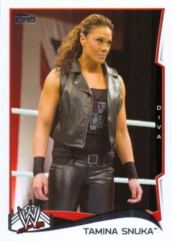 2014 Topps WWE #49 Tamina Snuka Front