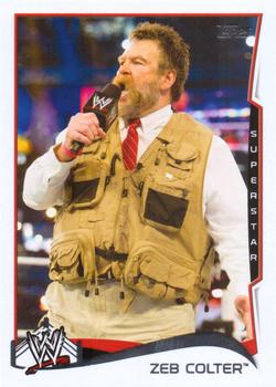 2014 Topps WWE #53 Zeb Colter Front