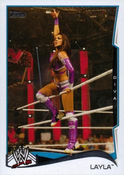 2014 Topps WWE #79 Layla Front