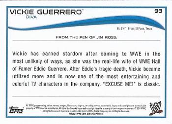 2014 Topps WWE #93 Vickie Guerrero Back