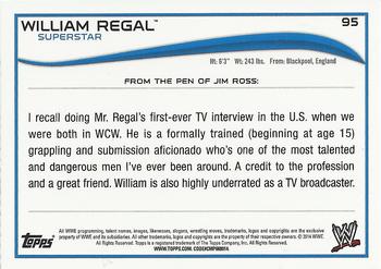 2014 Topps WWE #95 William Regal Back