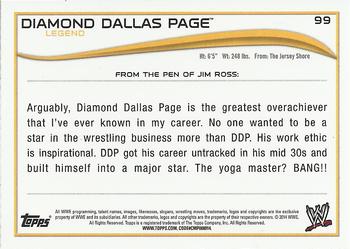 2014 Topps WWE #99 Diamond Dallas Page Back