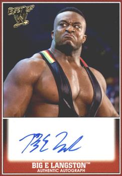 2013 Topps Best of WWE - Autographs #NNO Big E Langston Front