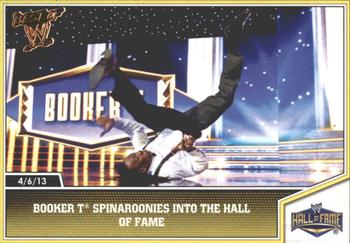 2013 Topps Best of WWE - Bronze #103 Booker T Spinaroonies into the Hall of Fame Front
