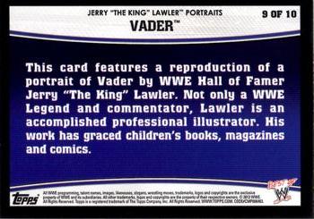 2013 Topps Best of WWE - Jerry Lawler Portraits #9 Vader Back
