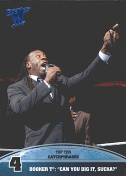 2013 Topps Best of WWE - Top 10 Catchphrases #4 Booker T: Can You Dig It, Sucka Front