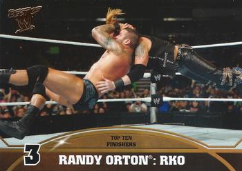 2013 Topps Best of WWE - Top 10 Finishers #3 Randy Orton: RKO Front