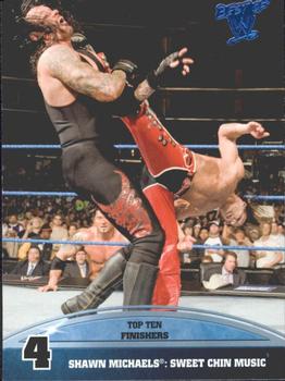 2013 Topps Best of WWE - Top 10 Finishers #4 Shawn Michaels: Sweet Chin Music Front