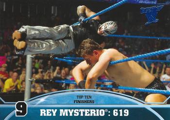 2013 Topps Best of WWE - Top 10 Finishers #9 Rey Mysterio: 619 Front