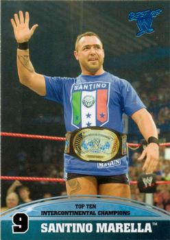 2013 Topps Best of WWE - Top 10 Intercontinental Champions #9 Santino Marella Front