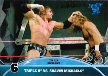 2013 Topps Best of WWE - Top 10 Rivalries #6 Triple H / Shawn Michaels Front