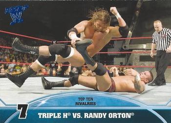 2013 Topps Best of WWE - Top 10 Rivalries #7 Triple H / Randy Orton Front