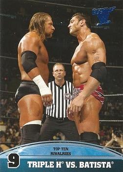 2013 Topps Best of WWE - Top 10 Rivalries #9 Triple H / Batista Front