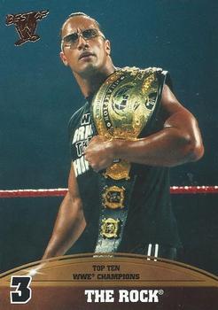 2013 Topps Best of WWE - Top 10 WWE Champions #3a The Rock Front