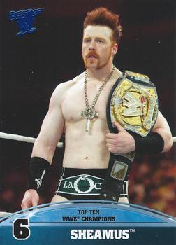 2013 Topps Best of WWE - Top 10 WWE Champions #6 Sheamus Front