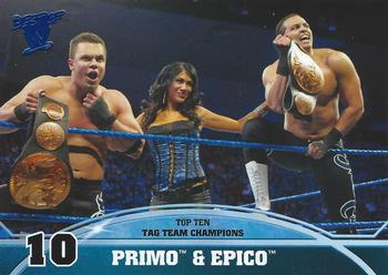 2013 Topps Best of WWE - Top 10 Tag Team Champions #10 Primo & Epico Front