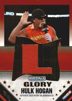 2013 TriStar TNA Impact Glory - Hulk Hogan Memorabilia Gold #M-L Hulk Hogan Front