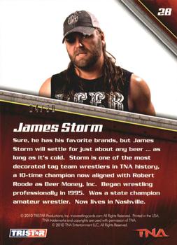 2010 TriStar TNA New Era - Silver #28 James Storm Back