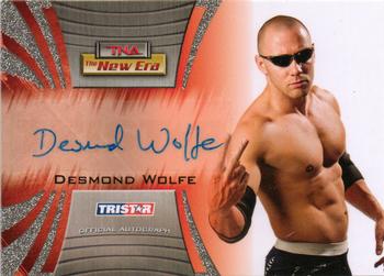 2010 TriStar TNA New Era - Autographs Silver #A10 Desmond Wolfe Front