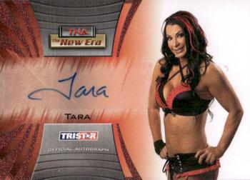 2010 TriStar TNA New Era - Autographs Red #A9 Tara Front