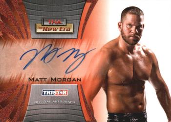 2010 TriStar TNA New Era - Autographs Red #A41 Matt Morgan Front
