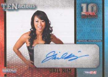 2012 TriStar Impact TNA TENacious - Autographs Gold #TEN-40 Gail Kim Front