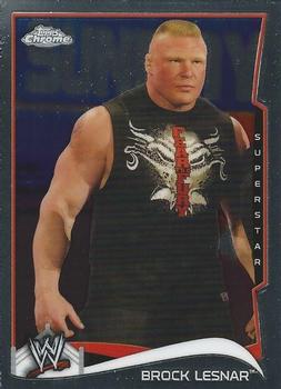 2014 Topps Chrome WWE #8 Brock Lesnar Front