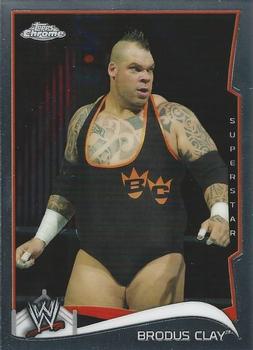 2014 Topps Chrome WWE #9 Brodus Clay Front