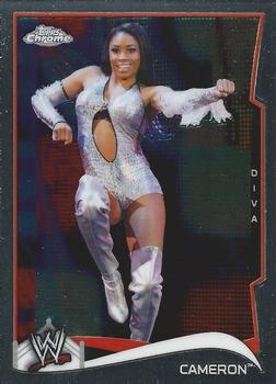 2014 Topps Chrome WWE #10 Cameron Front