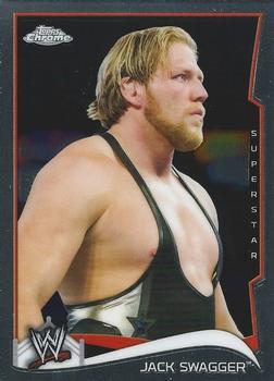 2014 Topps Chrome WWE #23 Jack Swagger Front