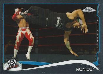 2014 Topps Chrome WWE #71 Hunico Front
