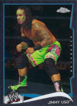 2014 Topps Chrome WWE #74 Jimmy Uso Front