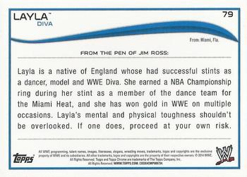 2014 Topps Chrome WWE #79 Layla Back