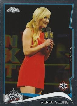2014 Topps Chrome WWE #83 Renee Young Front