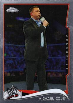 2014 Topps Chrome WWE #32 Michael Cole Front