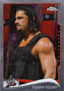 2014 Topps Chrome WWE #42 Roman Reigns Front