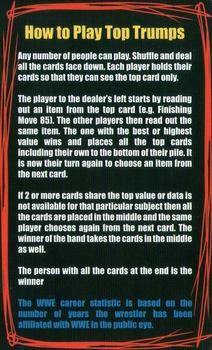 2006 Top Trumps Specials WWE Superstars 2 #NNO Title Card Back