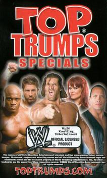 2006 Top Trumps Specials WWE Superstars 2 #NNO The Rock Back