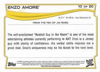 2014 Topps WWE - NXT Prospects #10 Enzo Amore Back