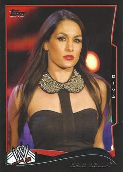 2014 Topps WWE - Black #7 Brie Bella Front