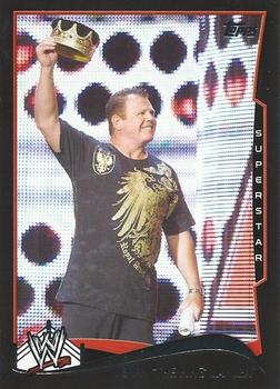2014 Topps WWE - Black #24 Jerry Lawler Front