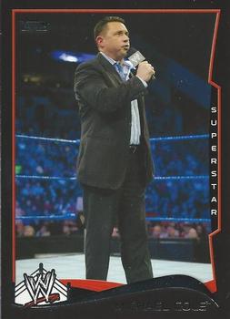 2014 Topps WWE - Black #32 Michael Cole Front